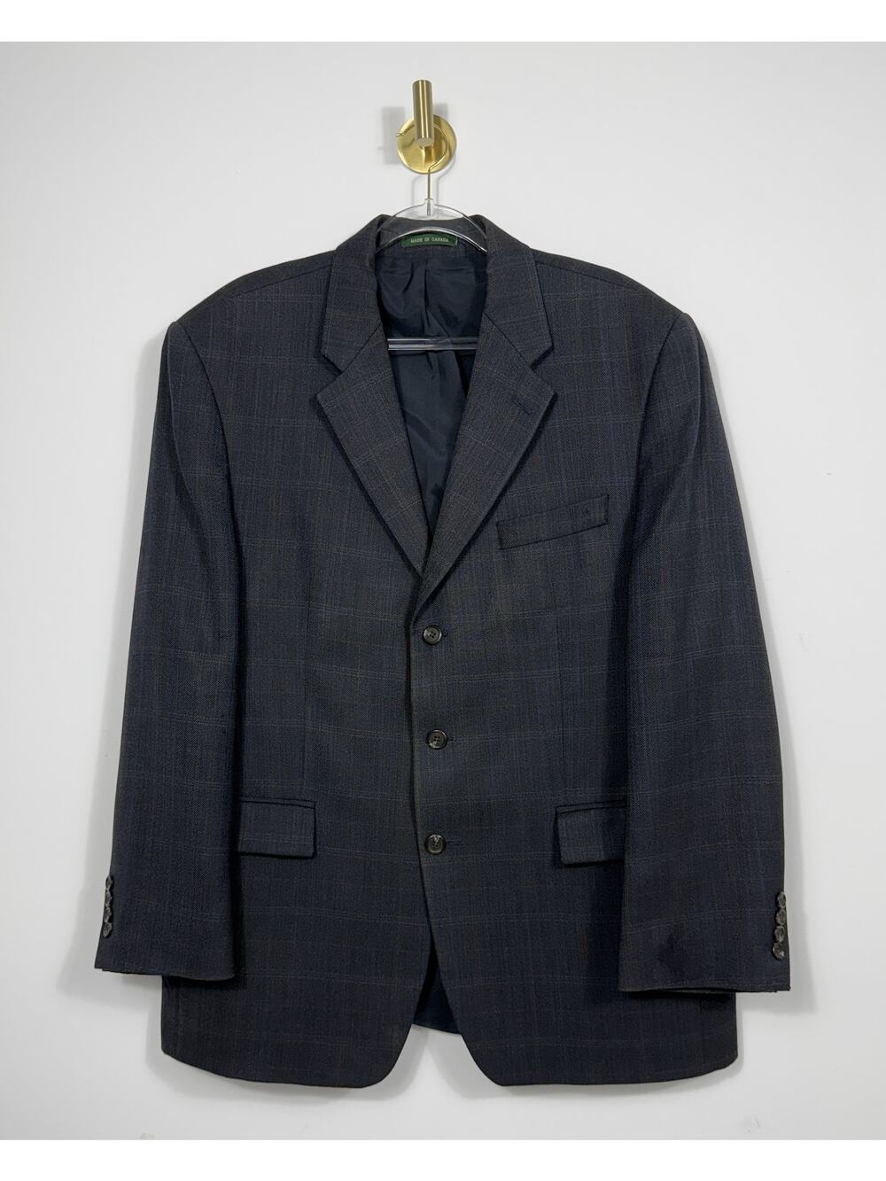 Lauren Ralph Lauren Blazer Sport Coat Jacket Men's 40R? Wool Made in Canada